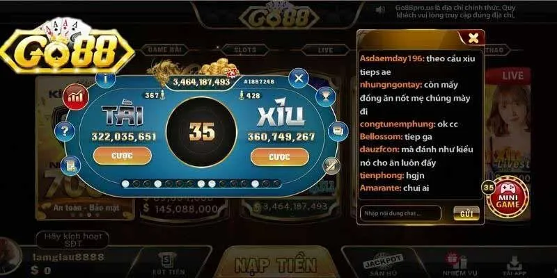 Lý do tài xỉu GO88 thu hút nhiều người tìm đến